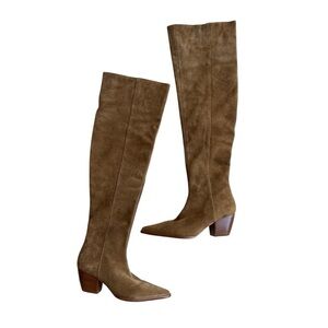 Matisse x Free People Sky High Suede Over Knee Tall Boots Size 8